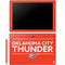 NBA Oklahoma City Thunder Standard - Orange Galaxy Book 12in Skin